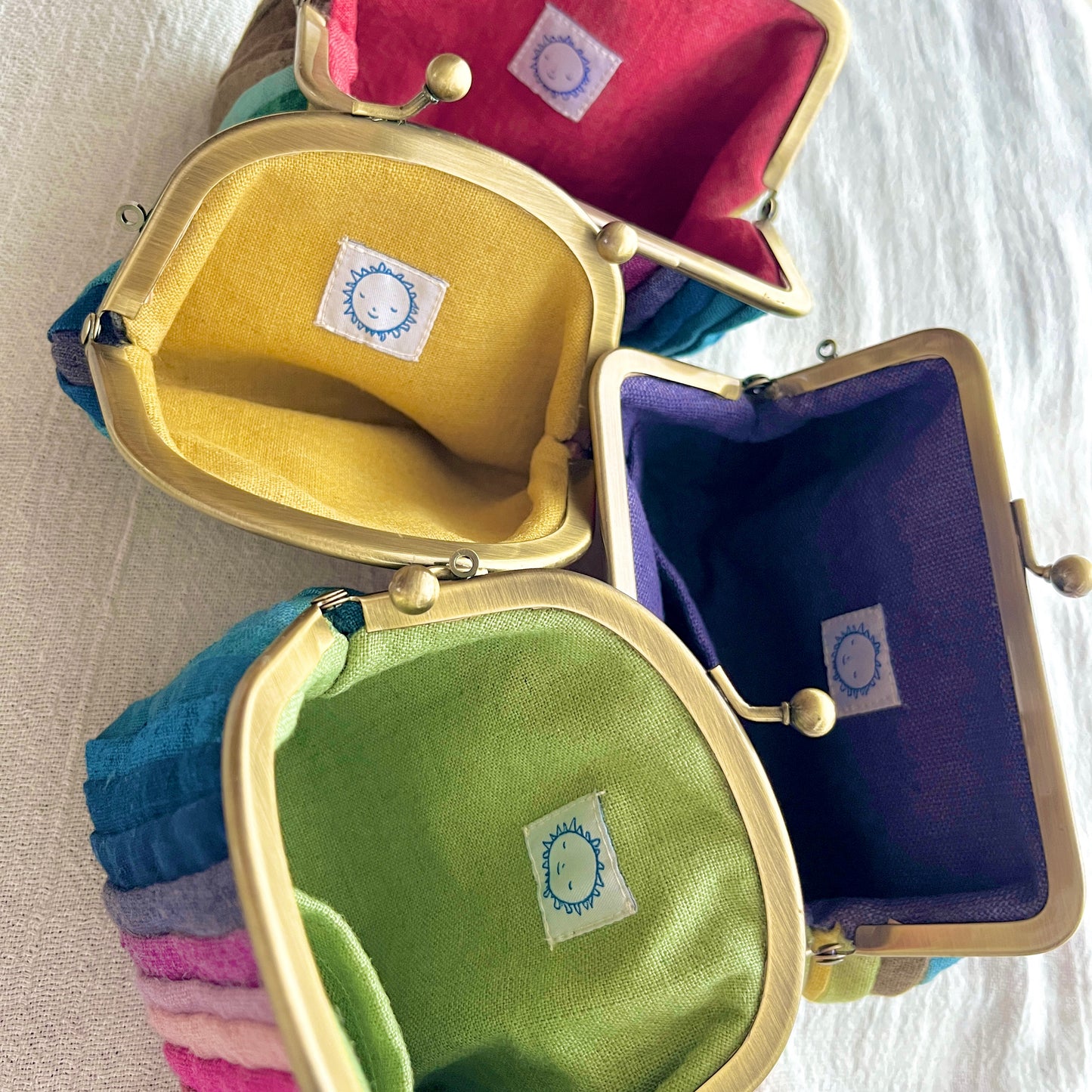 草木染め がまぐち