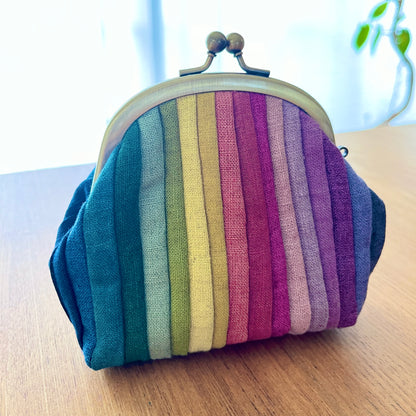 草木染め がまぐち