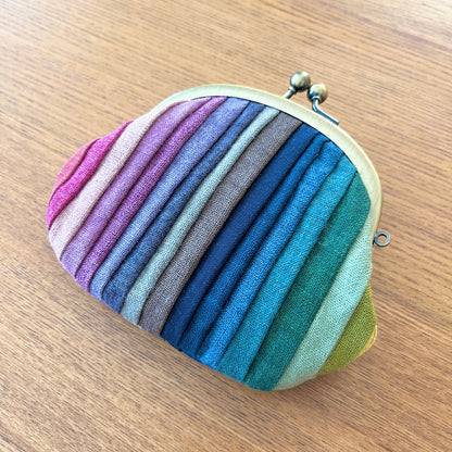 草木染め がまぐち