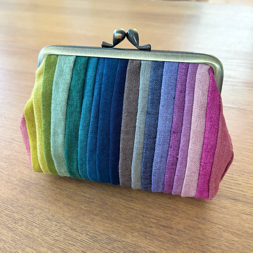 草木染め がまぐち