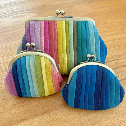 草木染め がまぐち