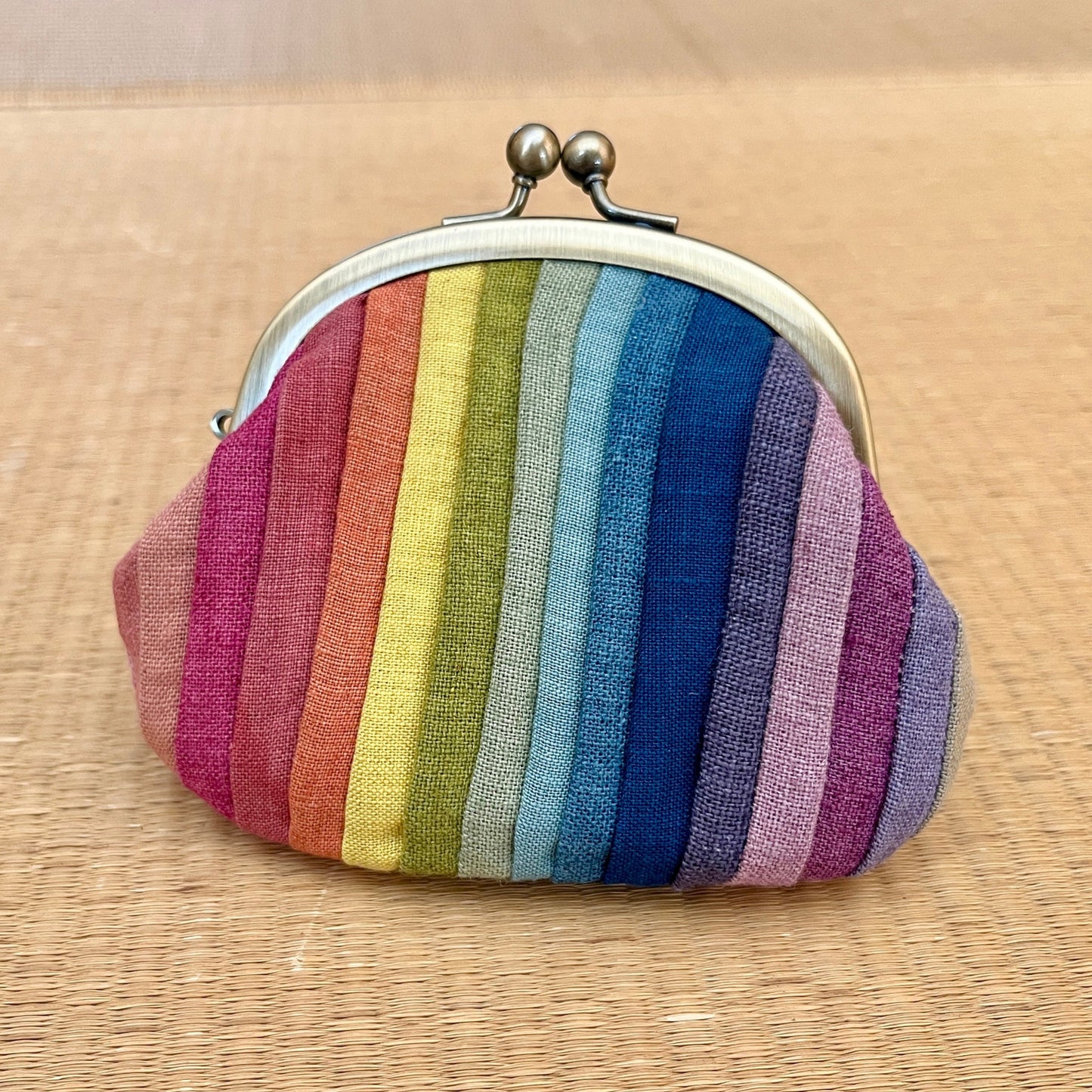 草木染め がまぐち